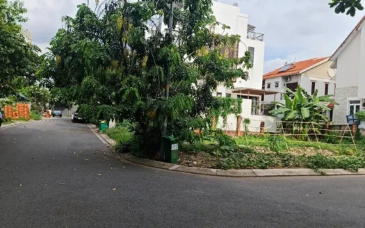 Bán lô góc 2 mặt tiền đường nội bộ 153/24 Nguyễn Văn Hưởng, khu biệt thự Thảo Điền 2, khu dân cư Thảo Điền,  phường An Khánh